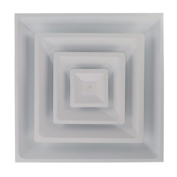DIFFUSER FIXED PATTERN 8in 2 TIER WHITE TRUAIRE, item number: 2003CD-8